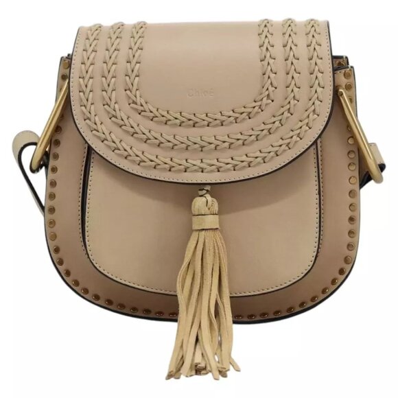Chloe Sac Porte Shoulder Bag Leather Beige Auth am7635 - Picture 3 of 15